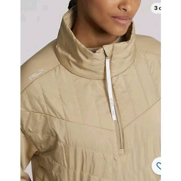 Ralph Lauren Jacket Womens XL RLX Quilted Panel Hybrid Pullover Golf - Picture 3 of 3
